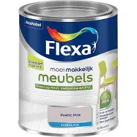 Flexa - Mooi Makkelijk Meubels Zijdeglans - Poetic Pink - Mengverf - 750 Ml