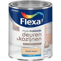 Flexa - Mooi Makkelijk Deuren & Kozijnen Zijdeglans - Midden Sesam - Mengverf - 750 Ml