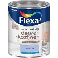 Flexa - Mooi Makkelijk Deuren & Kozijnen Zijdeglans - Midden Iris - Mengverf - 750 Ml