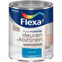 Flexa - Mooi Makkelijk Deuren & Kozijnen Zijdeglans - Puur Zee - Mengverf - 750 Ml