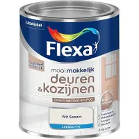 Flexa - Mooi Makkelijk Deuren & Kozijnen Zijdeglans - Wit Sesam - Mengverf - 750 Ml