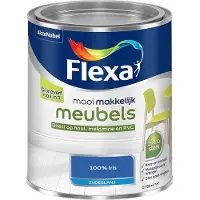 Flexa - Mooi Makkelijk Meubels Zijdeglans - 100% Iris - Mengverf - 750 Ml
