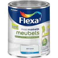 Flexa - Mooi Makkelijk Meubels Zijdeglans - Wit Grind - Mengverf - 750 Ml