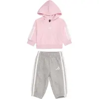 Adidas Trainingspak 'Essentials' grijs gemêleerd / rosa
