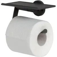 Tiger Toiletrolhouder Noon Met Planchet Zwart