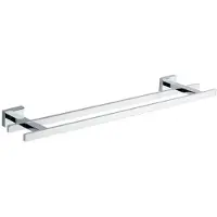 Aqualine Apollo Dubbele handdoekhouder 55cm, chroom