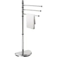 Aqualine - Staande handdoekhouder, chroom HI31