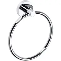 Sapho Handdoekhouder X-Round Rond 16x19 cm Chroom