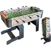 Toptable Score Fold-Up Wood - Opklapbare Voetbaltafel met 13mm Stangen