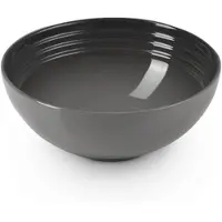 Le Creuset 4 aardewerken ontbijtkommen Flint 16cm 0,65l