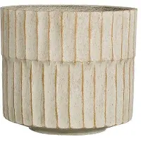 Mica Decorations Apiro pot rond off white h15xd17,5 cm