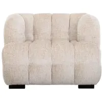 MUST Living Lounge chair Mars,75x102x95 cm, glamour natural