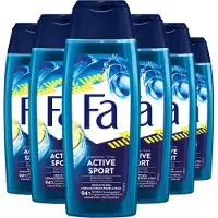 Fa douchegel active sport - 6 x 250 ml - voordeelverpakking