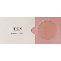 IDUN Minerals - Mineral Blush - Geperste poeder - Doordrenkt met sterk gezuiverde minerale pigmenten - Glijdt soepel over - Biedt een intense kleurui
