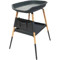Bo Jungle - Balneo Changing Table Shady Grey - Luiertafel - Extra comfort en bescherming - Stevige poten