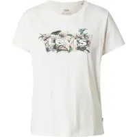 Levi's Shirt 'The Perfect Tee' pasteelgeel / smaragd / zwart / wit