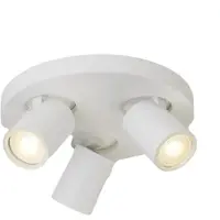 Bellezza Bagno Plafond/Wandlamp Joshua IP44 25x10,3 cm LED Mat Wit
