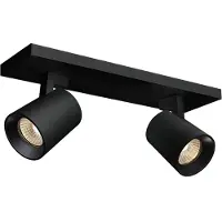 Boss & Wessing Opbouwspot BWS Merga 2 11.2x9x30.5cm 2-Lichts Zwart