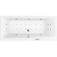Villeroy & Boch Subway bubbelbad 180x80 cm met RB2 whirlpool elektrisch wit