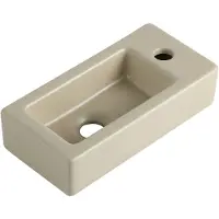 Sanico Napels fontein 37x19 rechts mat beige
