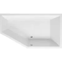 Bestbad Delta 160 hoekbad 160x90 cm rechts wit
