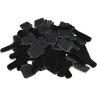 Label The Cable Label-The-Cable Wall LTC PRO 3110: Zelfklevende klittenband kabelhouders, 50 stuks, zwart