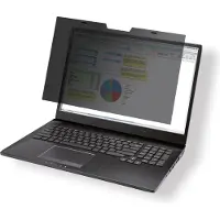 Ricoh Duurzame MAGNETIC privacyfilter, voor notebooks & touchscreens met 14.0'' & 16:9 beeldverhouding, incl. documententasje & microvezeldoekje, antraciet/grijs