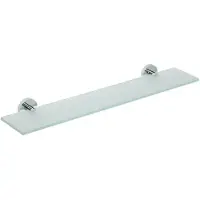 Sapho Glazen Planchet X-Round 60x5.5 cm Chroom