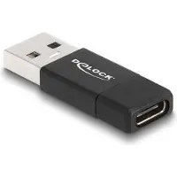 DeLOCK USB 2.0 Adapter [1x USB 3.2 Gen 2 stekker A (USB 3.1) - 1x USB 3.2 Gen 2 bus C (USB 3.1)] 60001 0 mm
