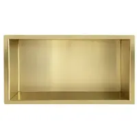 Boss & Wessing Inbouwnis BWS Incorporado 30x60x7 cm Geborsteld Messing Goud