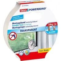 TESA 55744-00001-02 Montagetape Powerbond Transparant (l x b) 5 m x 19 mm 1 stuk(s)