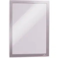 Durable 487223 DURAFRAME A4 - 4872 Infoframe, zelfklevend DIN A4 Zilver (b x h) 236 mm x 322 mm 2 stuk(s)