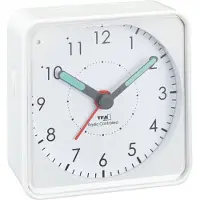 TFA-Dostmann 60.1510.02 Wekker Zendergestuurd Wit Fluorescerende Wijzers