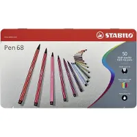 Stabilo PEN 68 ETUI METAL DE 50 FEUTRES