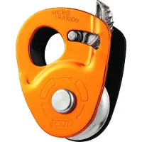 Petzl - Klim katrollen - Micro traxion voor Unisex - Geel