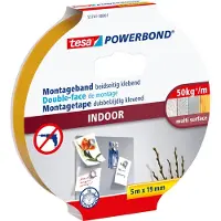 TESA Montageband Powerbond - Binnen - Wit - 5m X 19mm