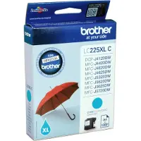 Brother LC-225XLC Inktcartridge Cyaan Hoge capaciteit