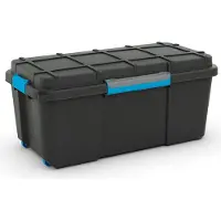 Kis Scuba Box L Zwart Blauw 80l