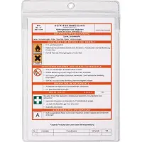 Durable ophangmapje, oog om op te hangen, transparant, kunststof, DIN A4, 10/VE