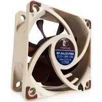 Noctua NF-A6x25 PWM 60mm ventilator met laag geluidsniveau NF-A6X25-PWM