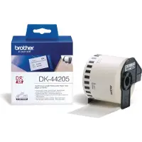 Brother Etiket DK-44205 Zwart op wit (62 mm)