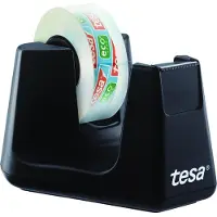 TESA Plakbandhouderset tesafilm Easy Cut Easy Cut SMART Zwart, Transparant 19 mm (B) x 33 m (L)