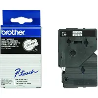 Brother TC-291 Tape Zwart op wit (9 mm)