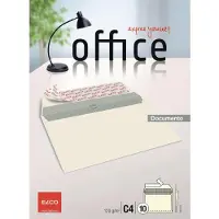 Elco Documento Enveloppen Zonder Venster C4 324 (B) x 239 (H) mm Kleefstrip Beige 120 g/m² 10 Stuks