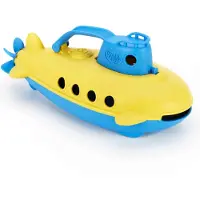 Green Toys Onderzeeer geel met blauw handvat -