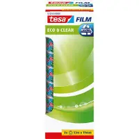 TESA eco & clear plakband 19 mm x 33 m (8 rollen)