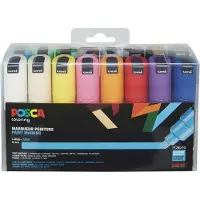 Posca PC-8K acrylmarkerset (8 mm schuin) 16 stuks