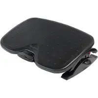 Kensington SoleMate Plus Ergonomische Voetensteun - In Hoogte Verstelbaar - Zwart