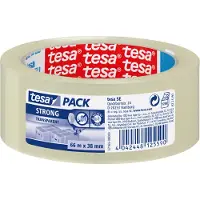 TESA Verpakkingstape Laag Geluidsniveau tesapack Transparant 38 mm (B) x 66 m (L) PP (polypropeen)