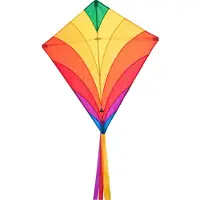 HQ Eenlijns Vlieger Eddy Rainbow Spanwijdte 680 mm Geschikt voor windsterkte 2 - 5 bft